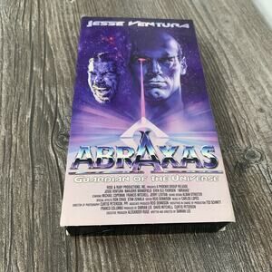 Vintage Abraxas Guardian of the Universe VHS 1990‎ Jesse Ventura Sci-Fi Action